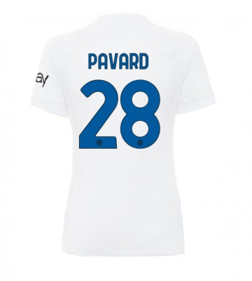 Maillot de foot Inter Milan Benjamin Pavard #28 Extérieur Femmes 2023-24 Manches Courte
